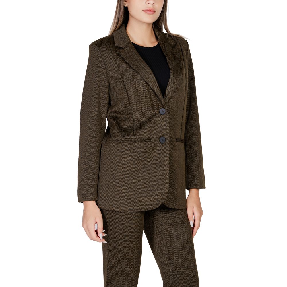 Green Polyester Suits & Blazer