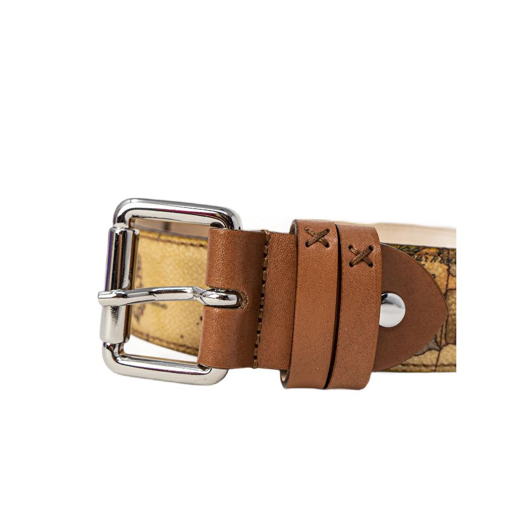 Beige Leather Belt