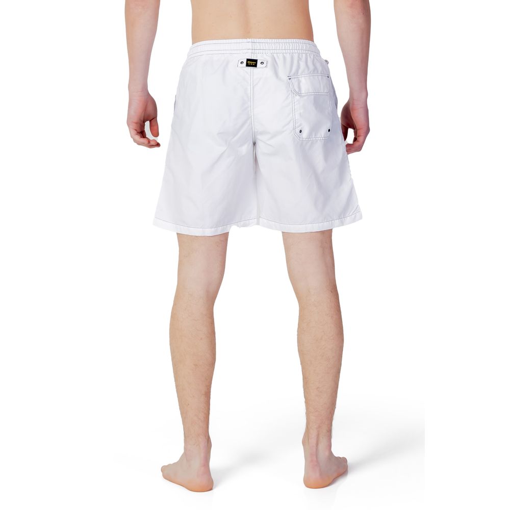 White Polyester Swimwear