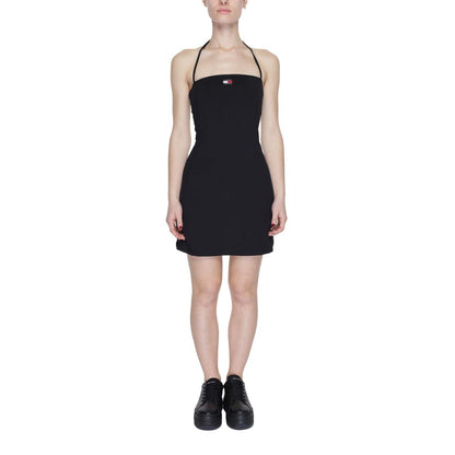 Black Recycled Polyester Dress