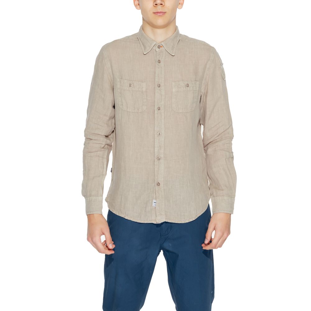 Beige Linen Shirt