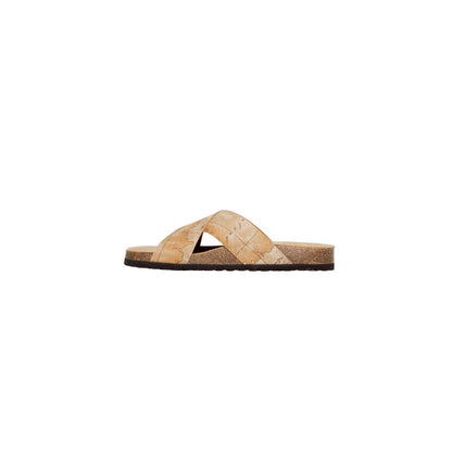 Beige Textile Sandal