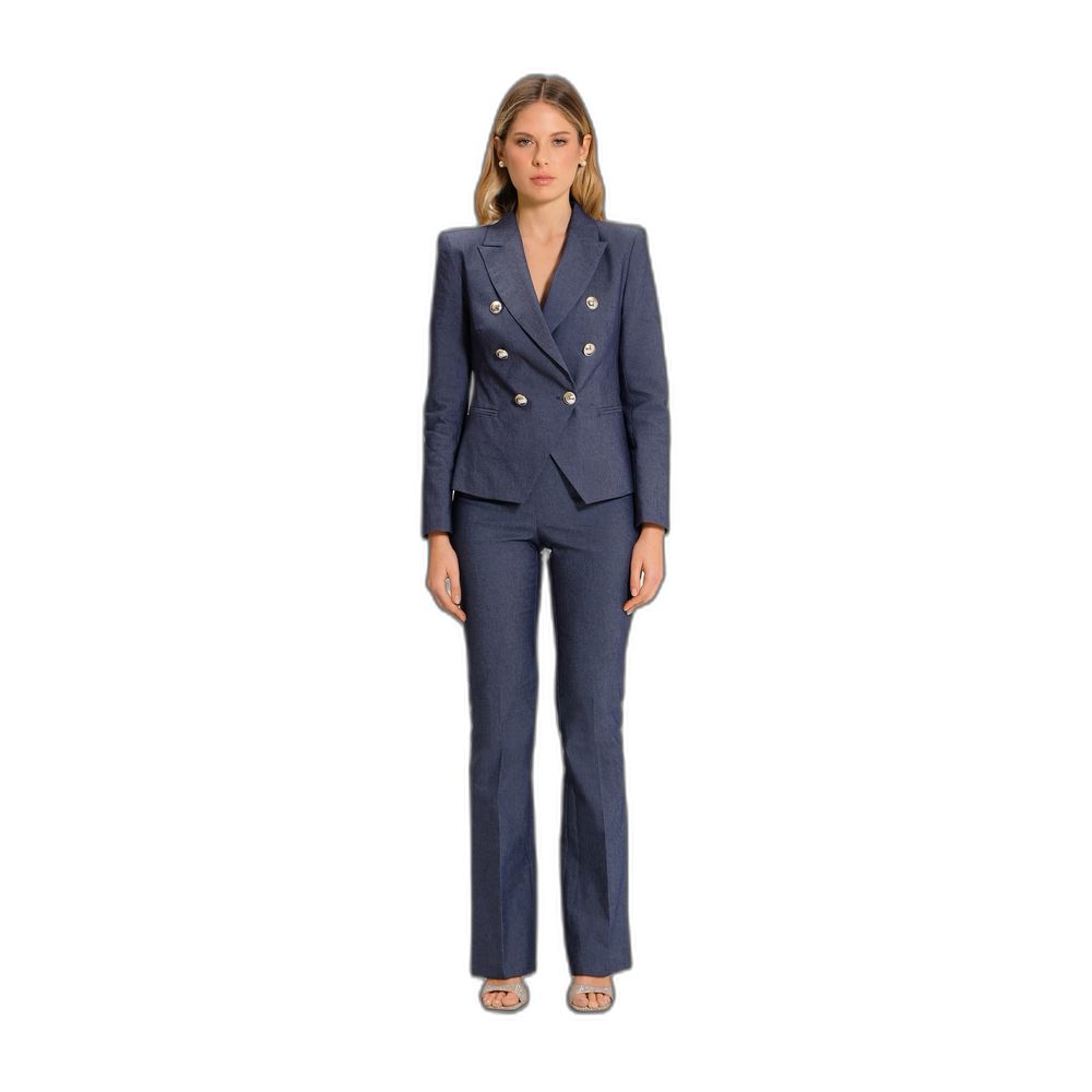 Blue Cotton Suits & Blazer