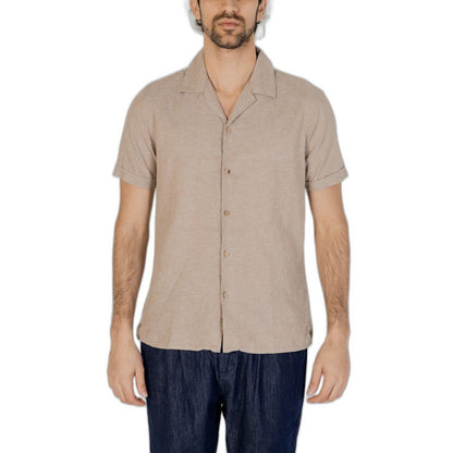 Beige Linen Shirt