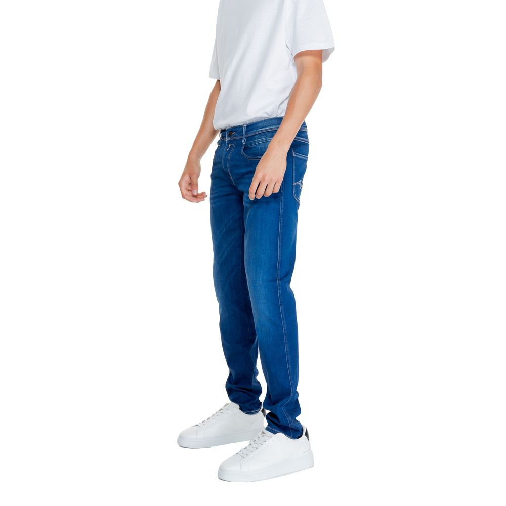 Blue Cotton Jeans & Pant