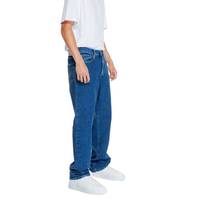 Blue Cotton Jeans & Pant