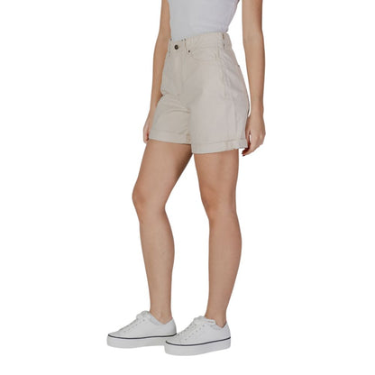 Beige Cotton Short