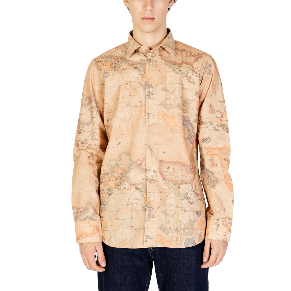 Beige Polyester Shirt