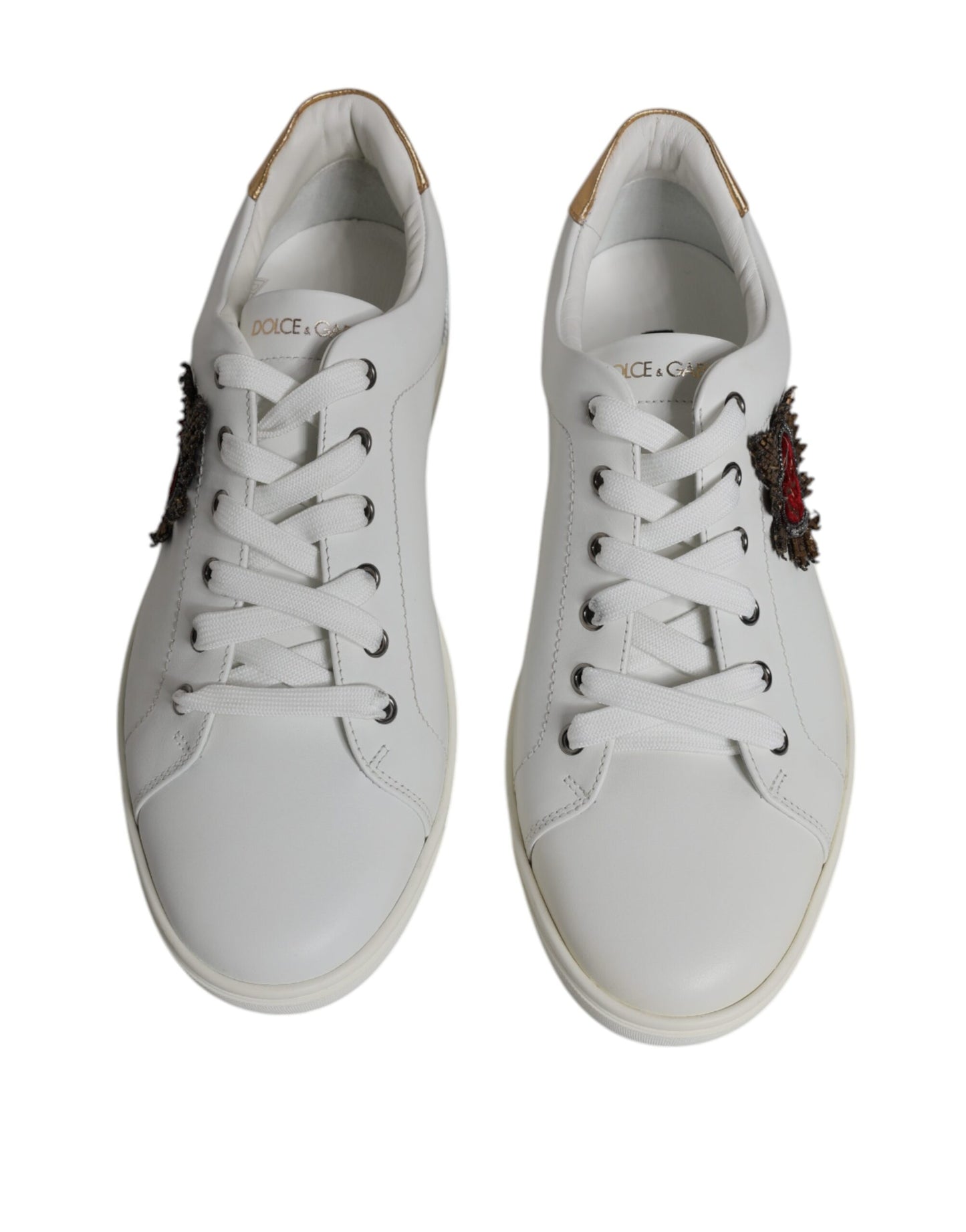 White London Heart Low Top Sneakers Shoes