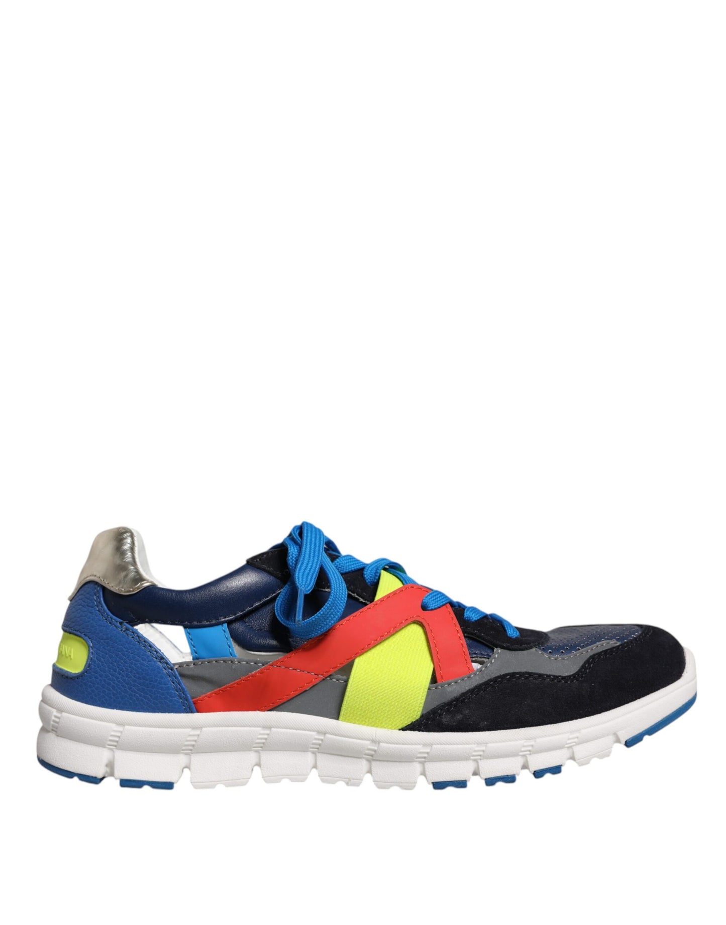 Multicolor Leather Suede Low Top Sneakers Shoes