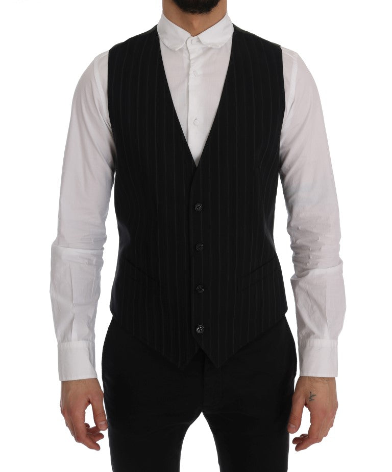 Elegante gestreepte vest