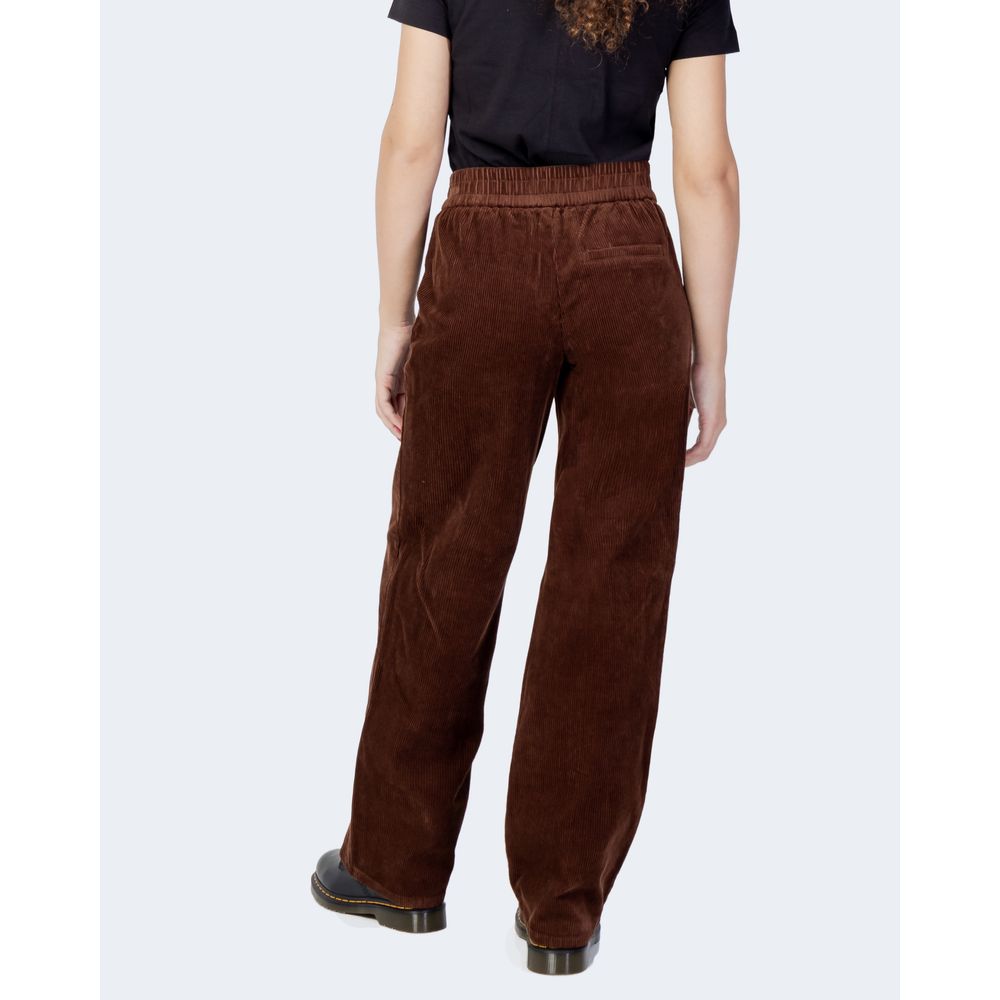 Brown Cotton Jeans & Pant