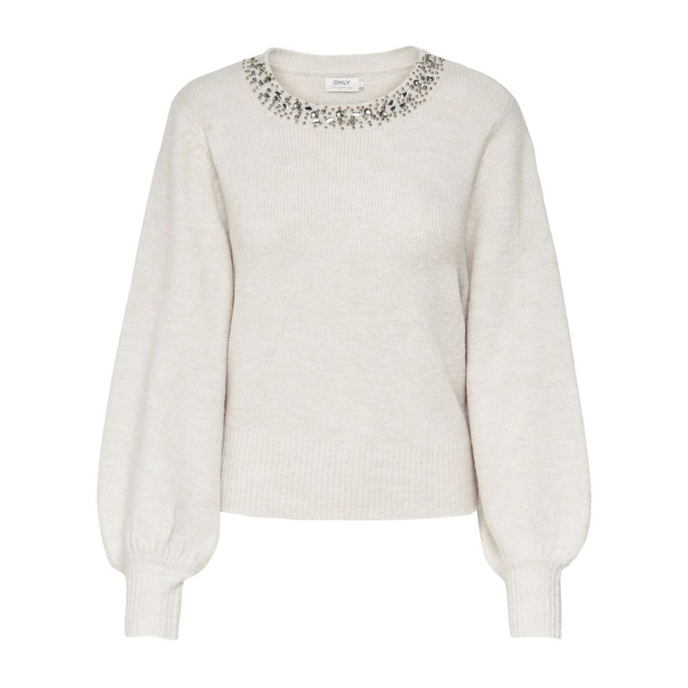 Cream Polyester Sweater