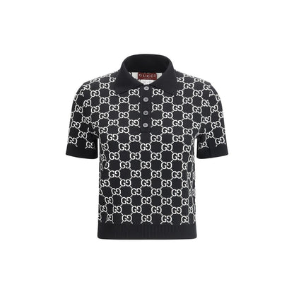 GG wool jacquard Polo Top