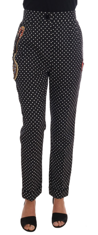 Elegante broek met stippenversiering