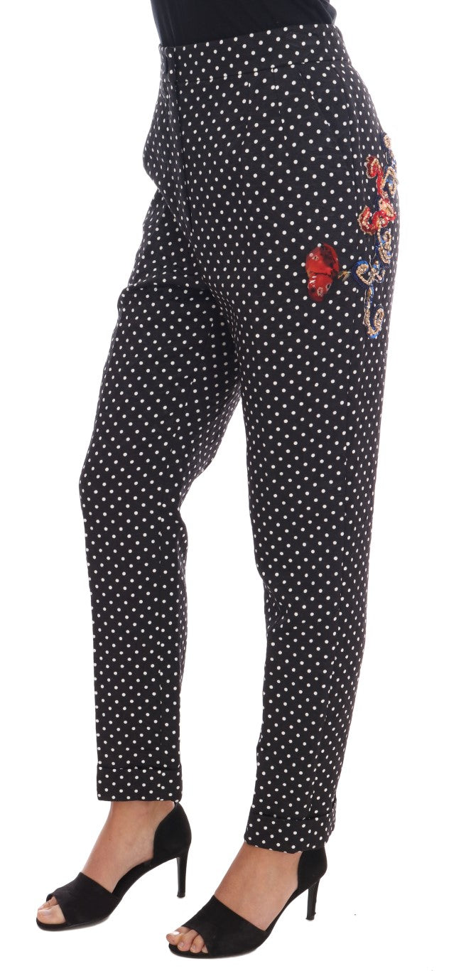 Elegante broek met stippenversiering