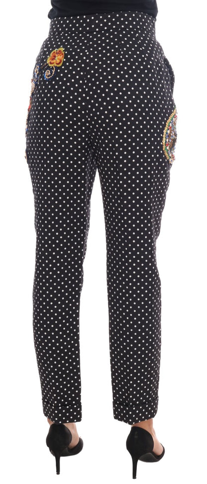 Elegante broek met stippenversiering