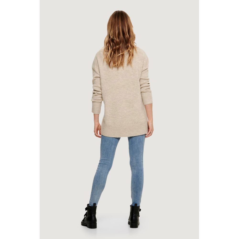 Beige Acrylic Sweater