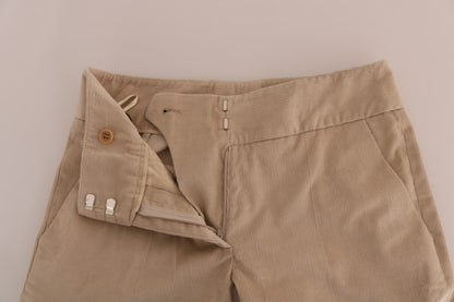 Chique beige bootcut flared broek