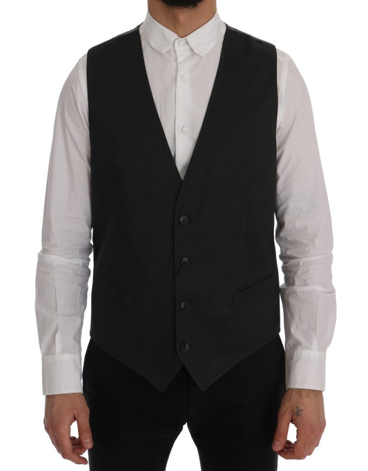 Elegante grijze gilet