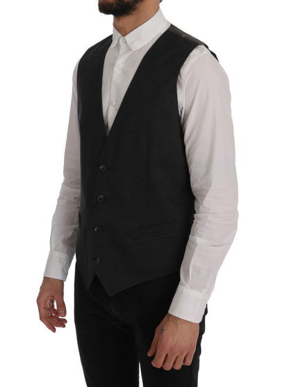 Elegante grijze gilet