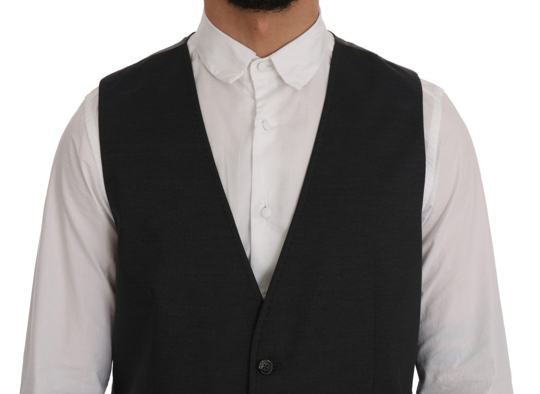 Elegante grijze gilet