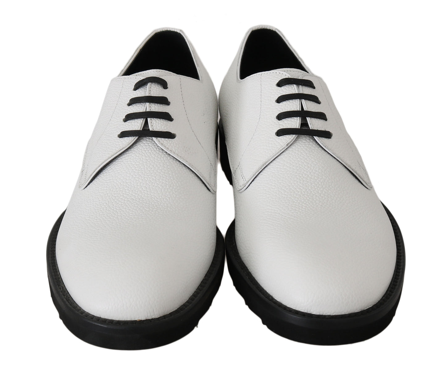 Elegante witte formele leren schoenen