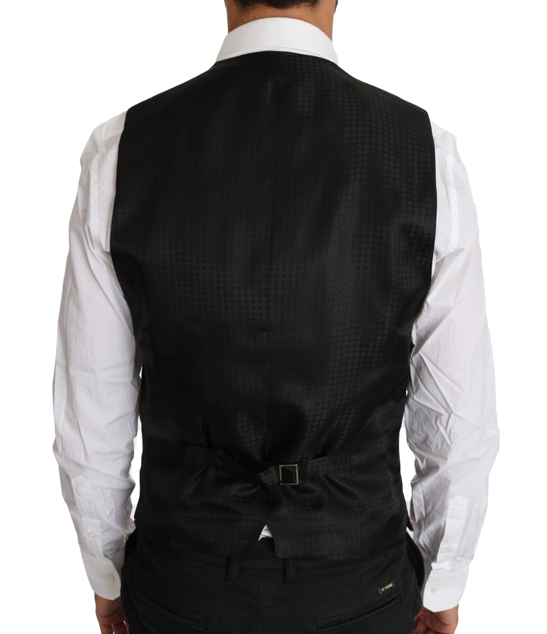 Elegant paars patroon heren formeel vest