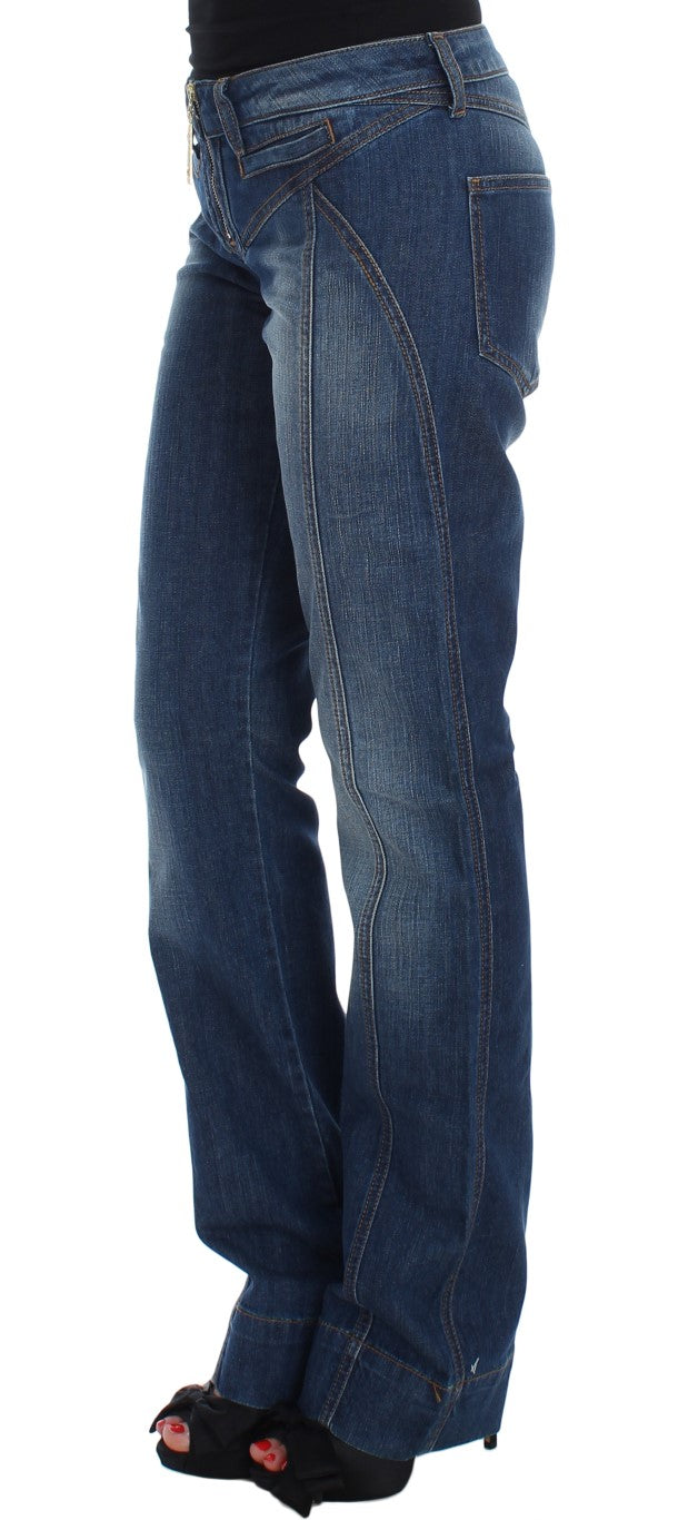 Chique Boot Cut Blue Wash Denim