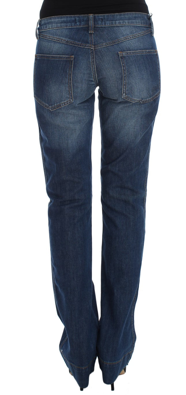 Chique Boot Cut Blue Wash Denim