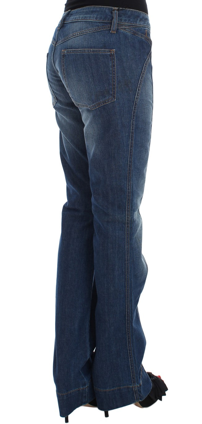 Chique Boot Cut Blue Wash Denim