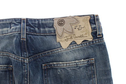 Elegante flared blauwe denim jeans