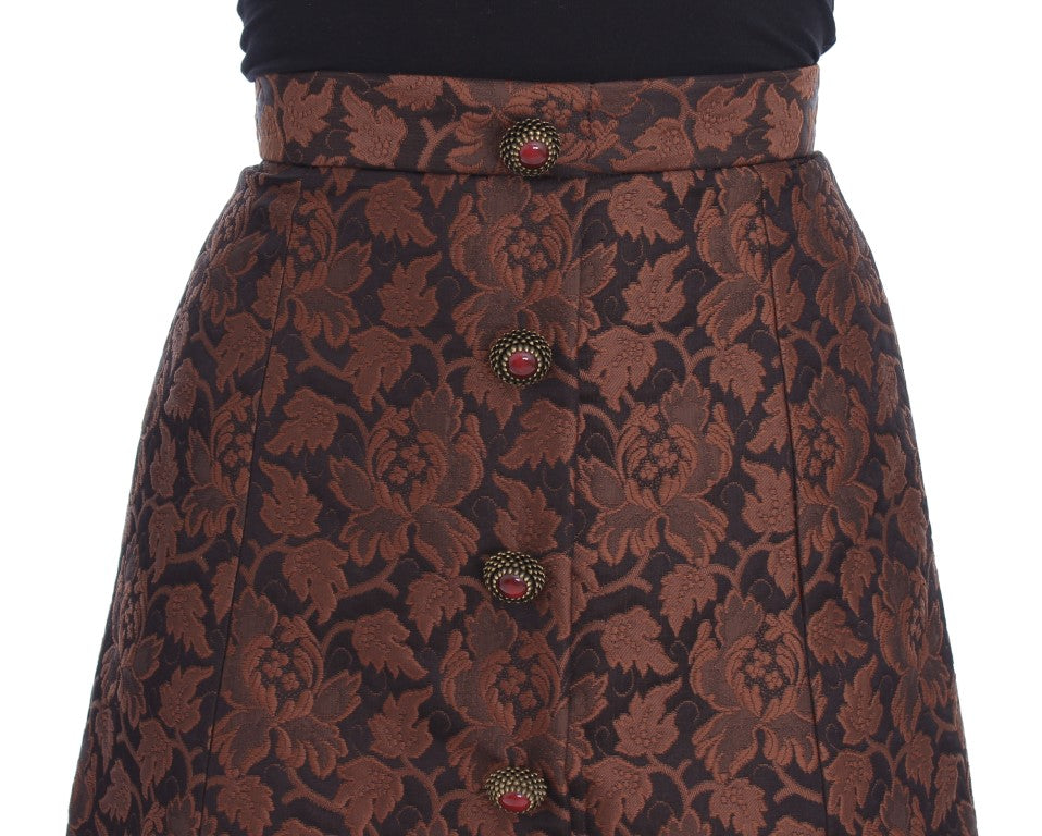 Elegante Brocade Bubble Rok