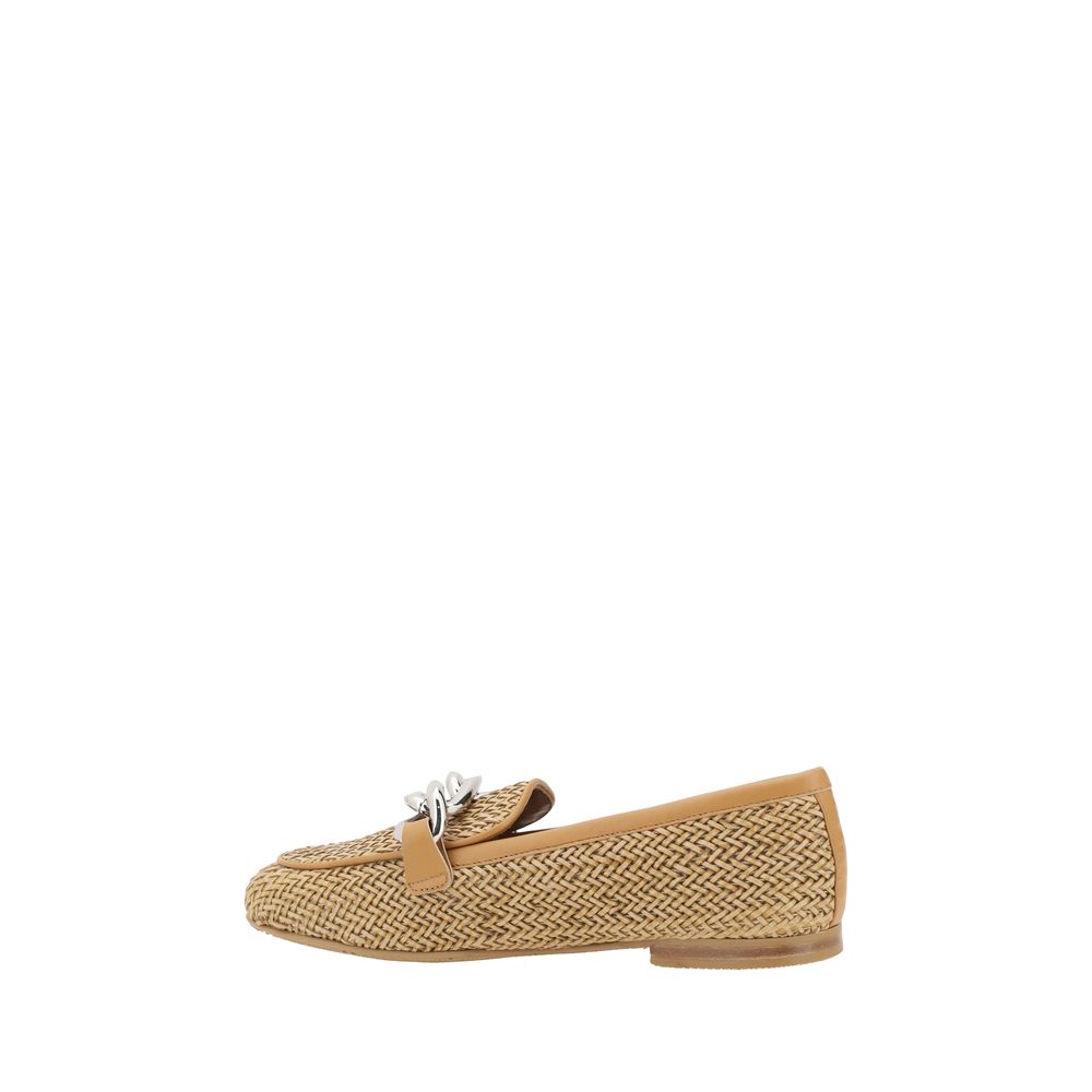 Woven leather Loafers