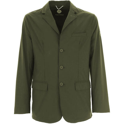 Green Polyester Blazer