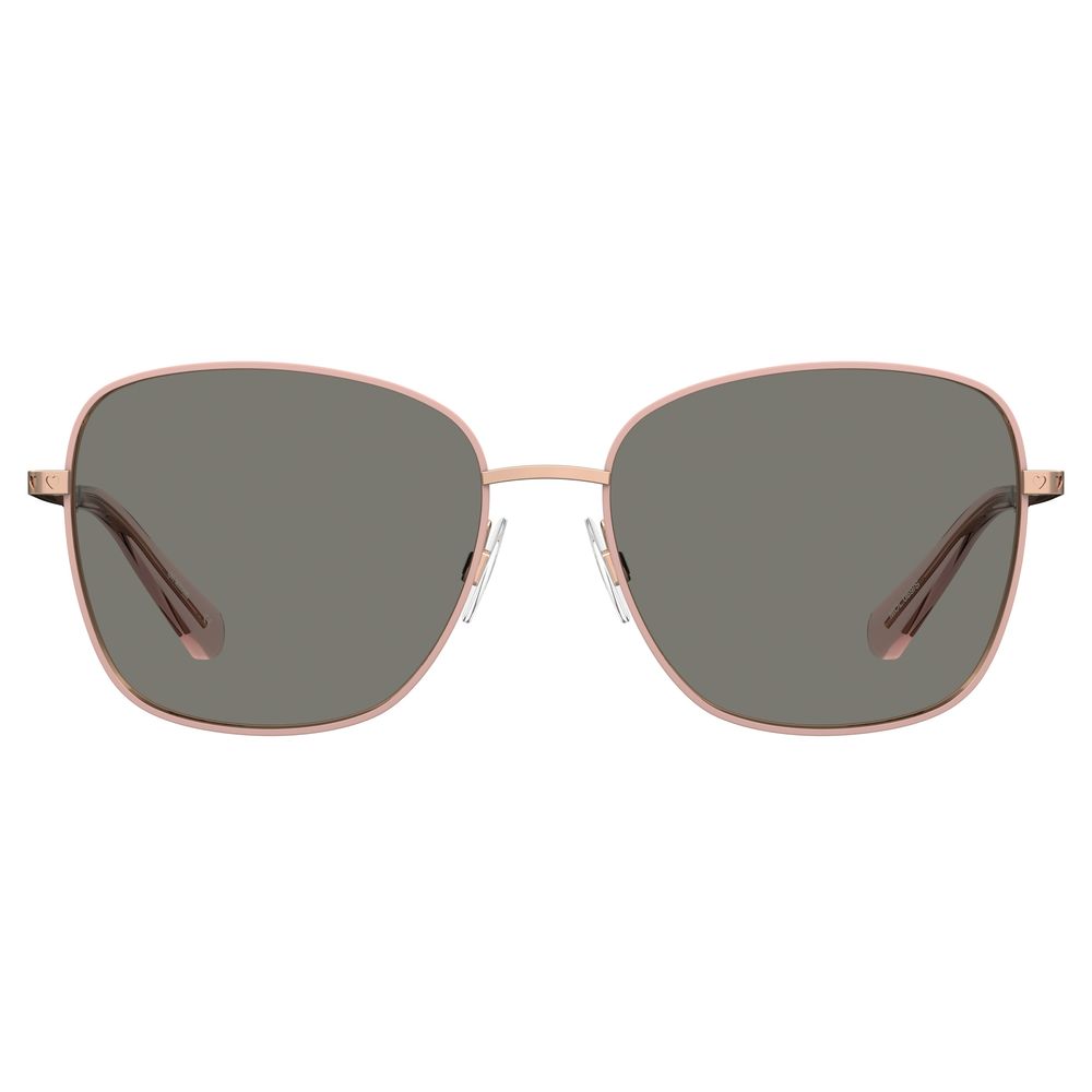 Brown Metal Sunglasses