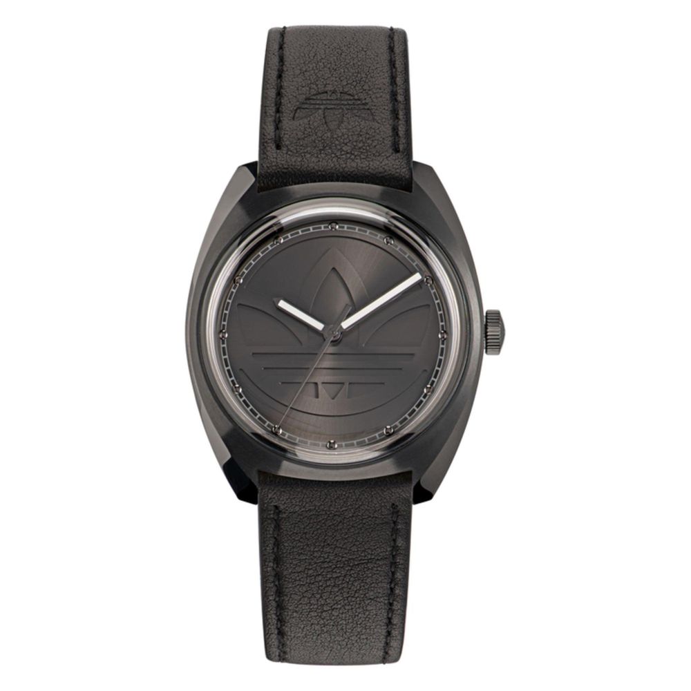 Black Leather Watch