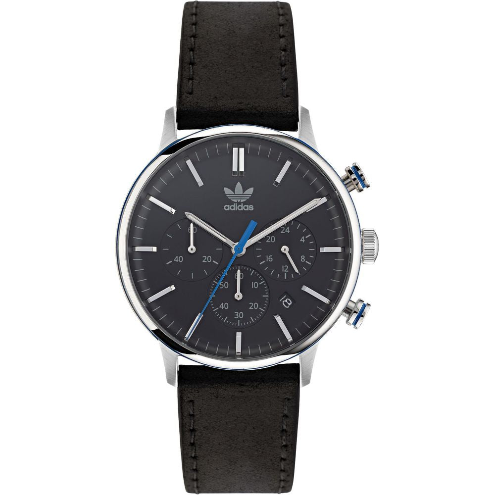 Black Leather Watch