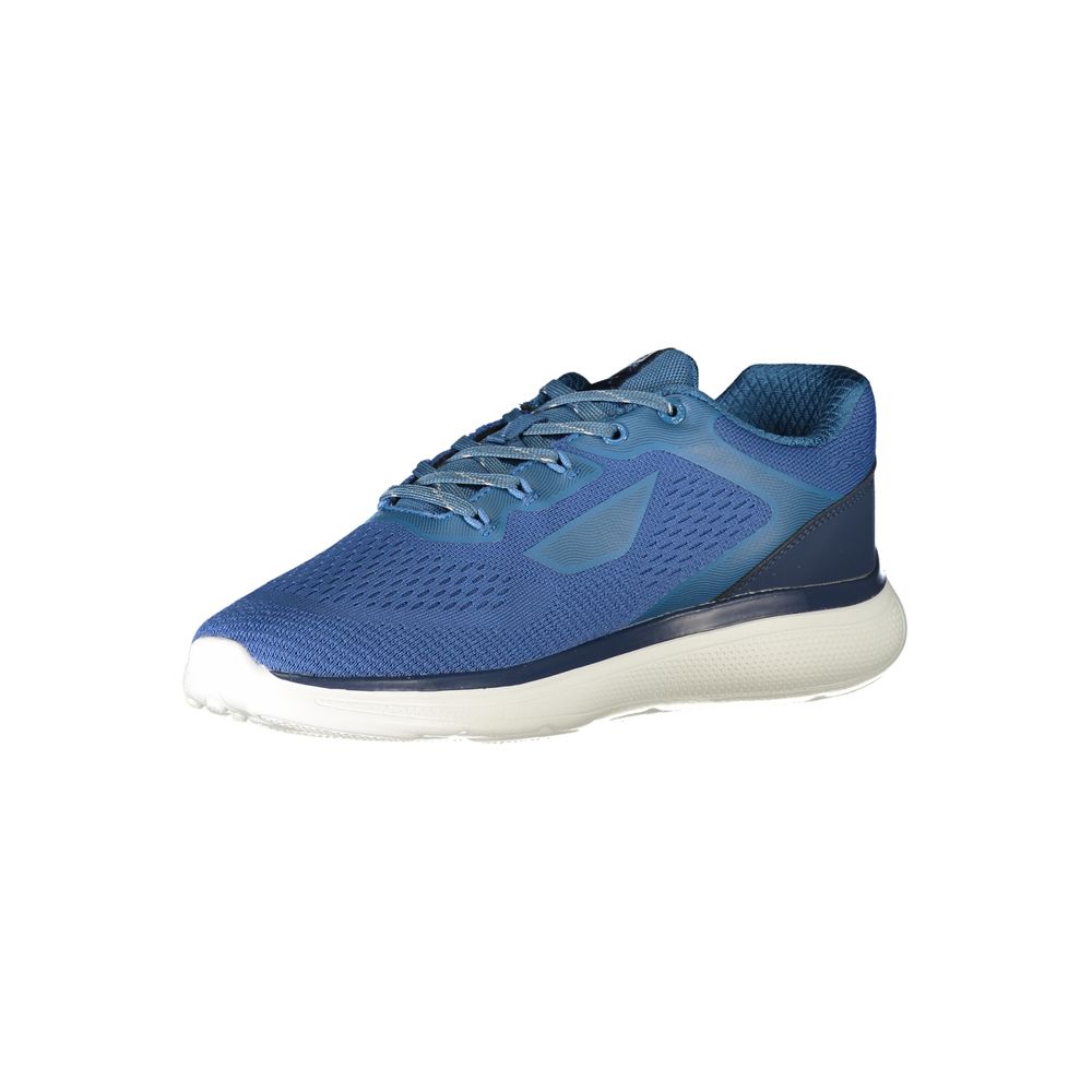 Blue Polyester Sneaker