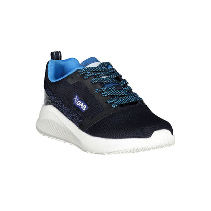 Blue Polyester Sneaker