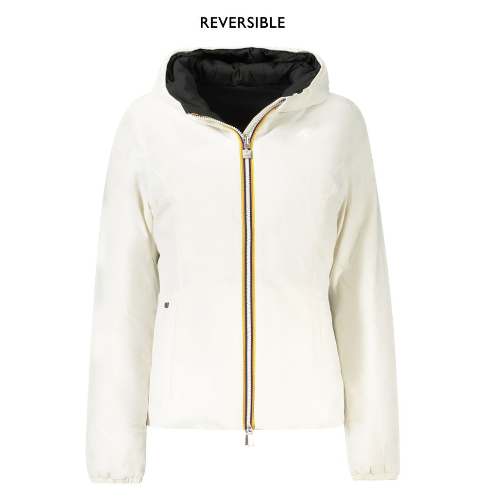 White Nylon Women Jacket