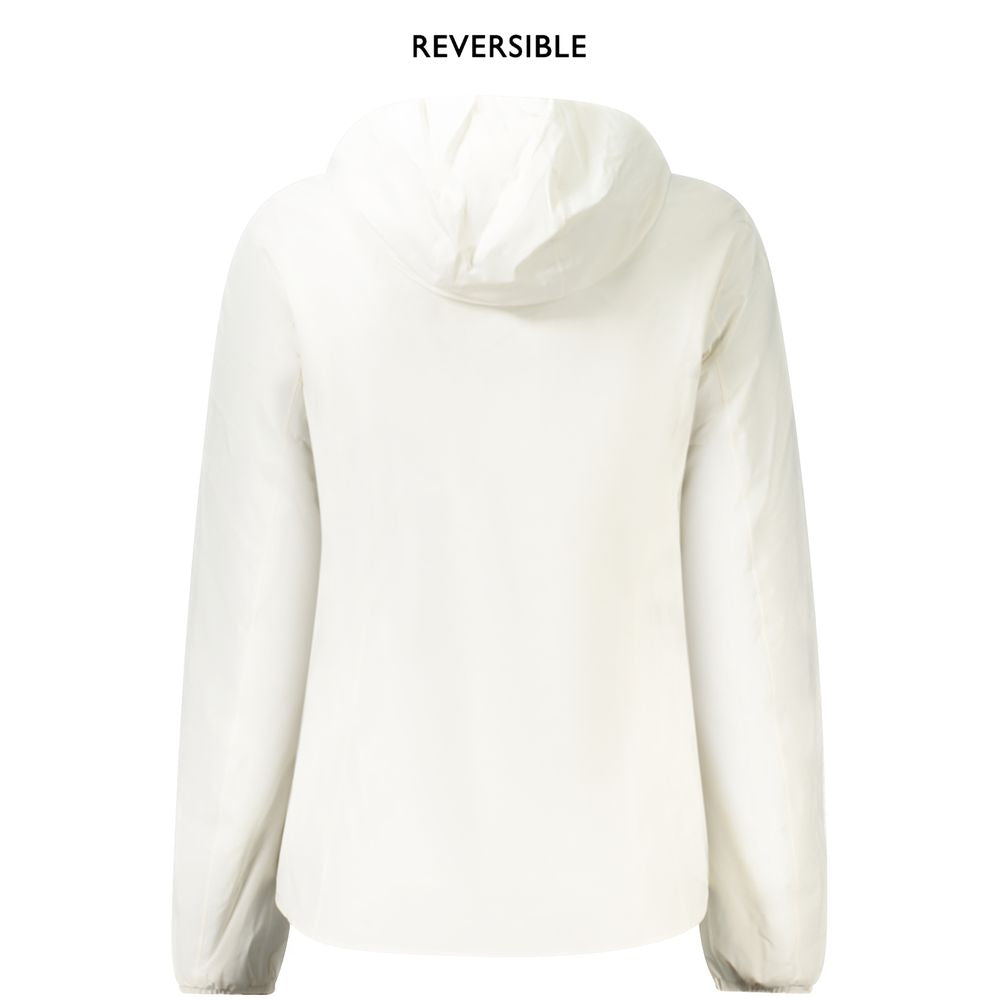 White Nylon Women Jacket