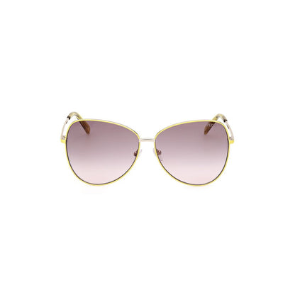 Yellow Metal Sunglasses