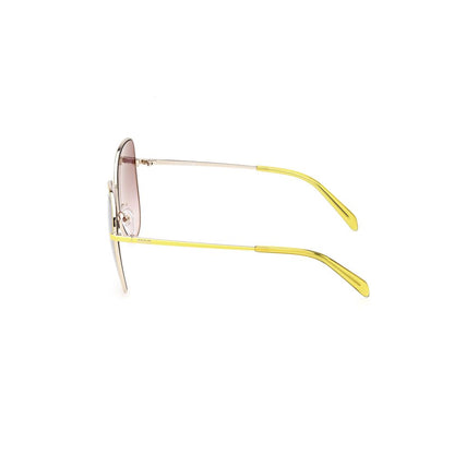 Yellow Metal Sunglasses