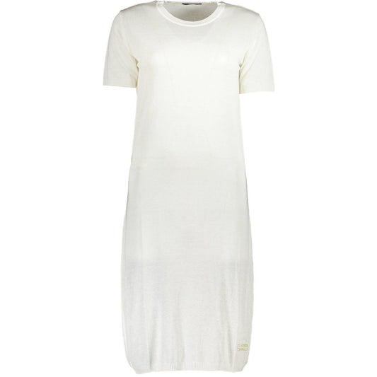 White Viscose Women Dress