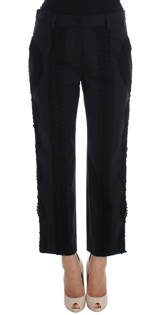 Elegante zwarte Torero Capri-broek