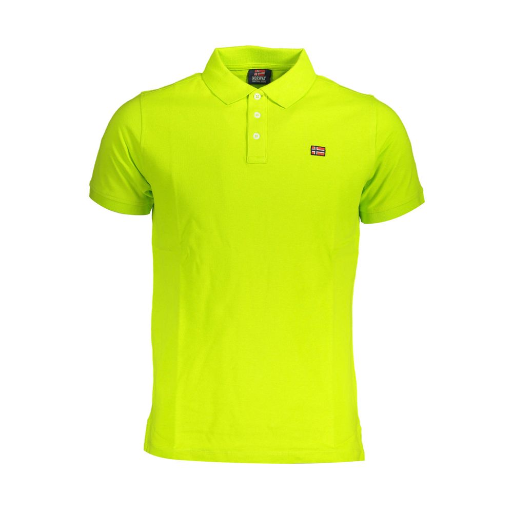 Geel katoenen poloshirt