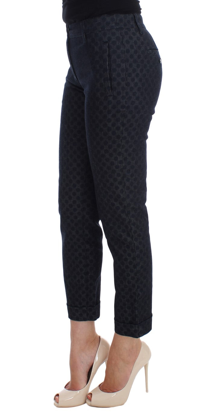 Chique Capri Jeans met Polka Dots