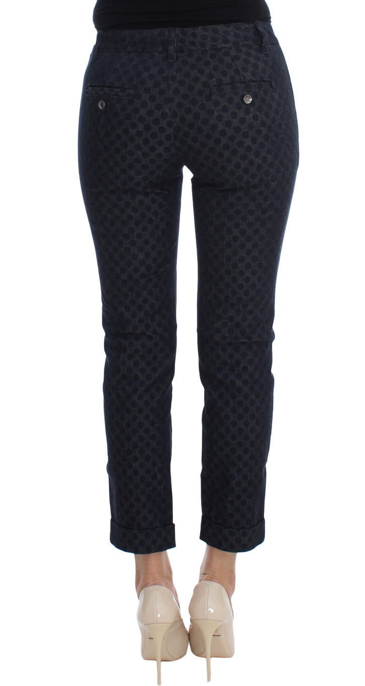 Chique Capri Jeans met Polka Dots