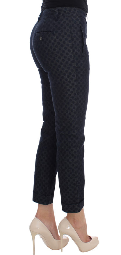 Chique Capri Jeans met Polka Dots